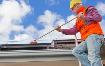 Sapiston soft wash roof cleaning